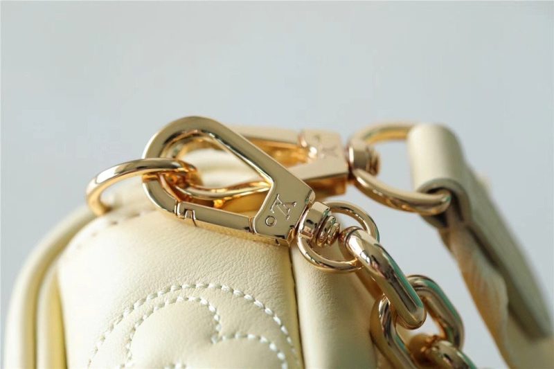 LV Wallet On Strap Bubblegram Monogram In Wallets and Small Leather Goods For Women Banane Yellow 7.9in/20cm LV M81400 - Image 5