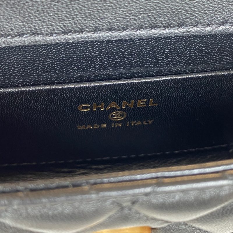 CHL Clutch With Chain Gold Hardware Black For Women, Women’s Handbags, Shoulder Bags 5.7in/14.5cm AP2945 - Image 7
