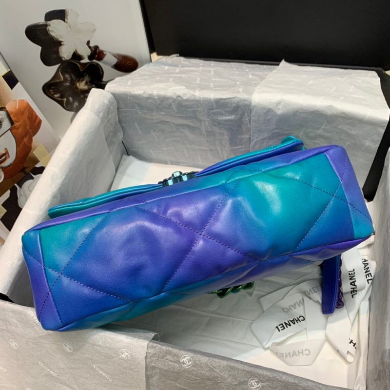 CHL 19 Tie and Dye Flap Ombre Bag For Women 25cm/10in - Image 6