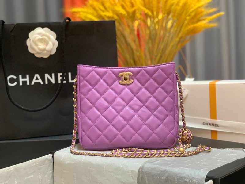CHLHobo Handbag Purple Bag For Women 16cm/6in