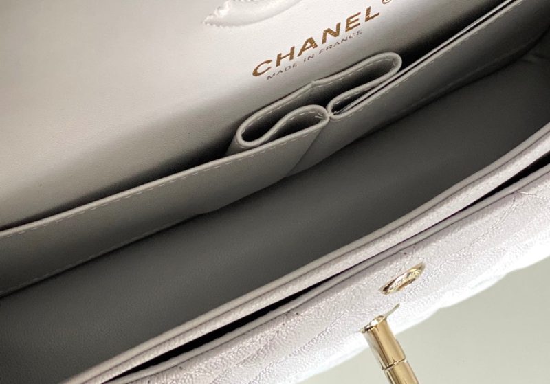 CHL Classic Handbag 26cm Grey For Women A01112 - Image 8