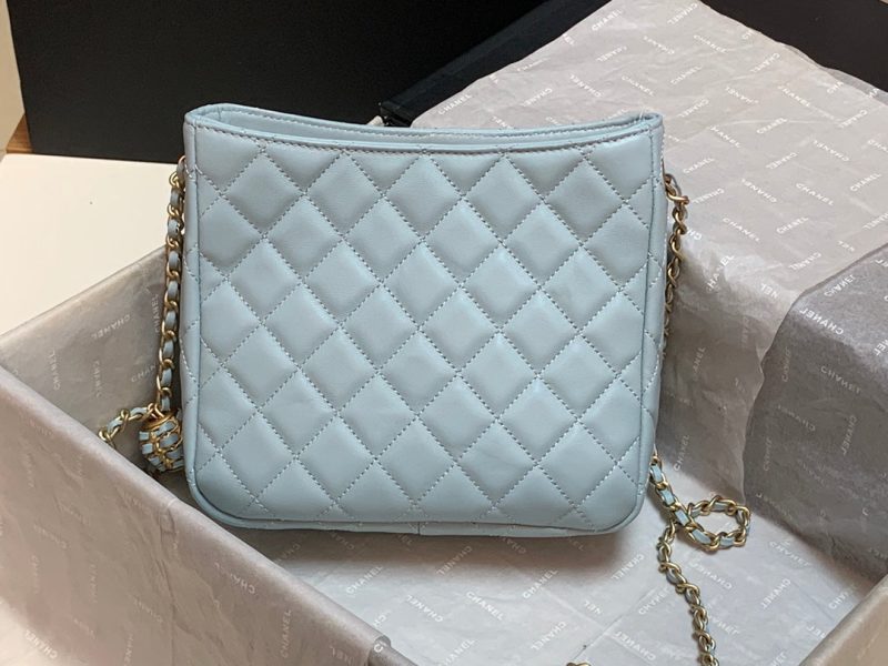 CHLHobo Handbag Light Blue Bag For Women 16cm/6in - Image 6