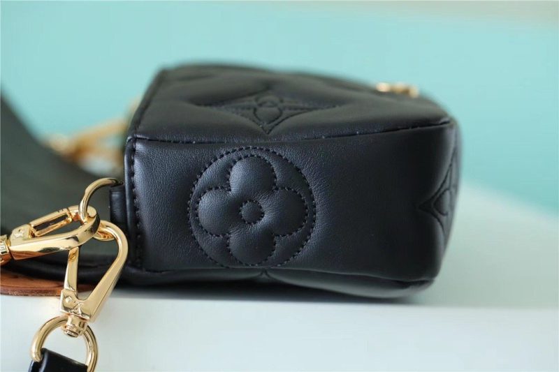 LV Wallet On Strap Bubblegram Monogram In Wallets and Small Leather Goods For Women M81398 7.9in/20cm LV M81398 - Image 6