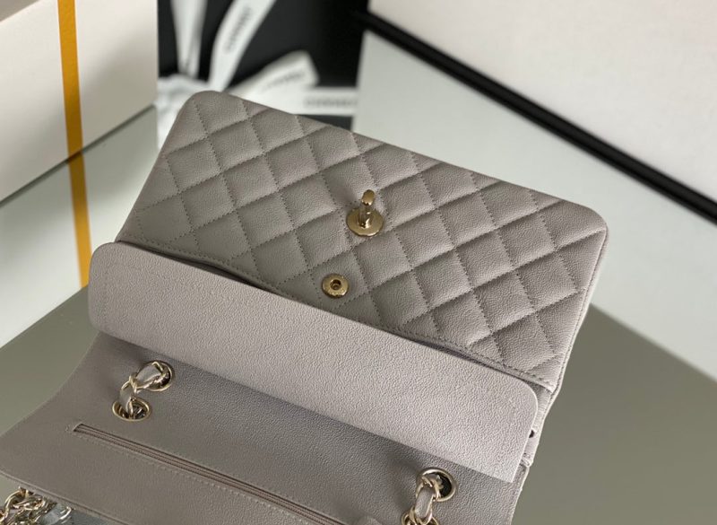 CHL Classic Handbag 26cm Grey For Women A01112 - Image 5