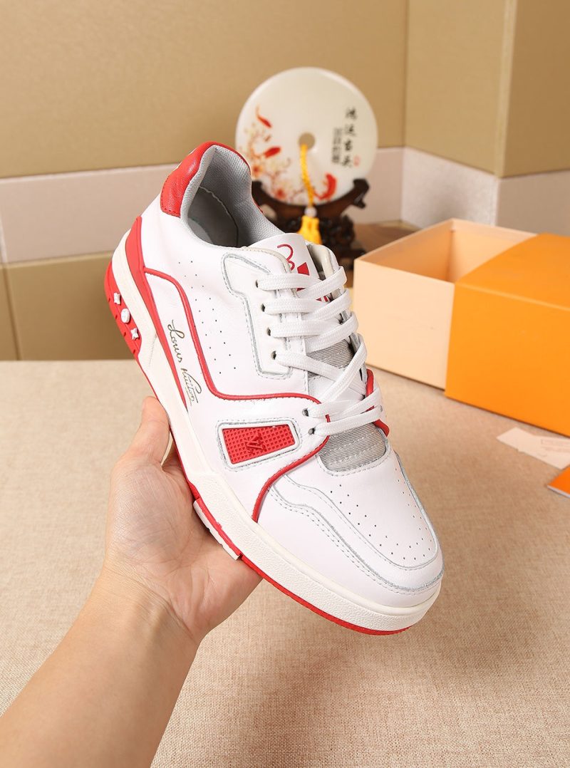 LUV SurfaCN In CNnogram Red White Sneaker - Image 5