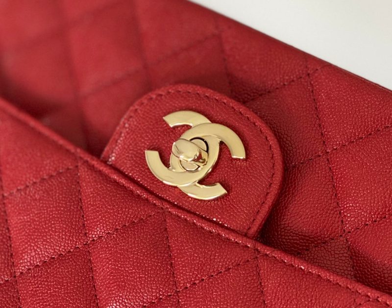 CHL Classic Handbag 26cm Red For Women A01112 - Image 7