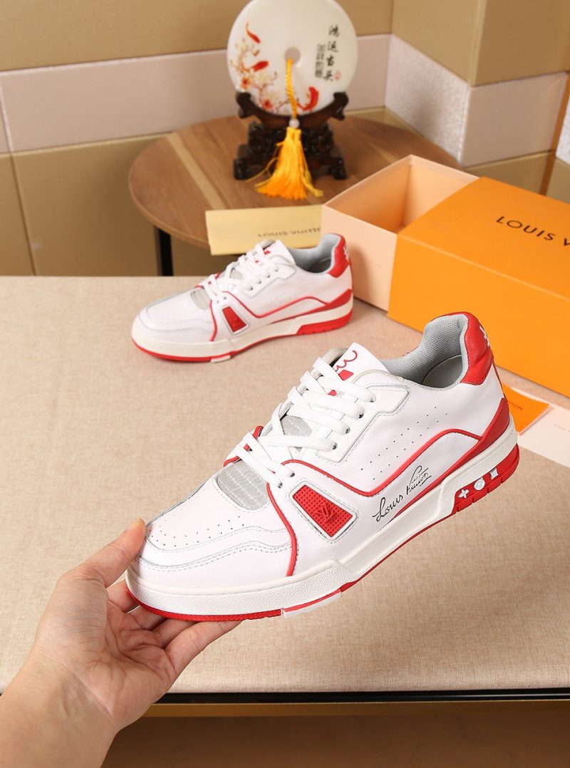 LUV SurfaCN In CNnogram Red White Sneaker - Image 4