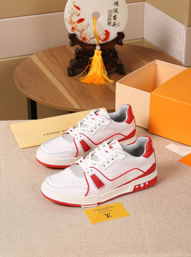 LUV SurfaCN In CNnogram Red White Sneaker - Image 2