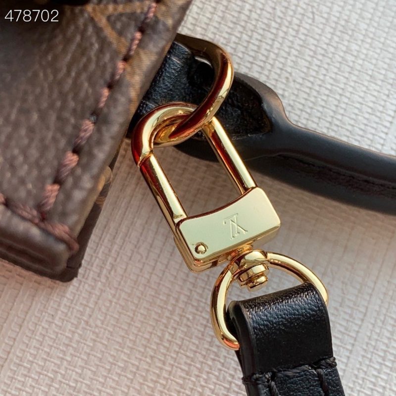 LV x Urs Fischer Petite Sac Plat Bag 18cm Monogram Canvas Spring/Summer 2021 Collection M69442, Brown - Image 5
