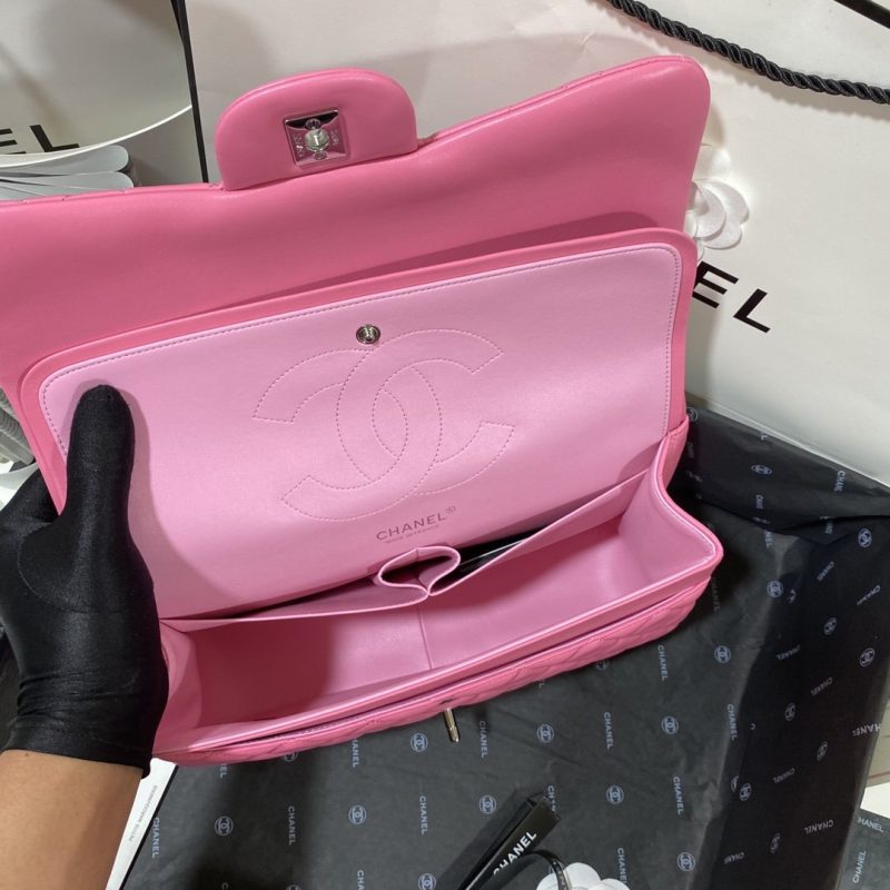 CHLLarge Classic Handbag Silver Hardware PiNike For Women, Women’s Handbags, Shoulder Bags 11.8in/30cm - Image 7
