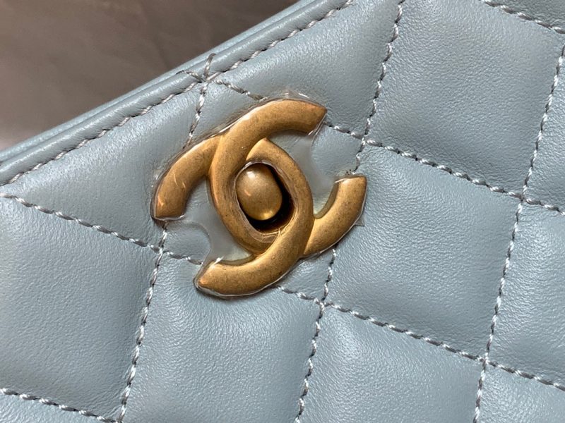 CHLHobo Handbag Light Blue Bag For Women 16cm/6in - Image 9