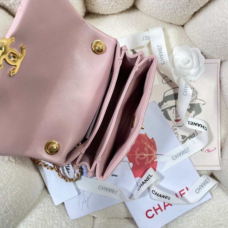 CHL Flap Bag Gold Hardware PiNike For Women, Women’s Handbags, Shoulder Bags 7.9in/20cm AS3366 - Image 5