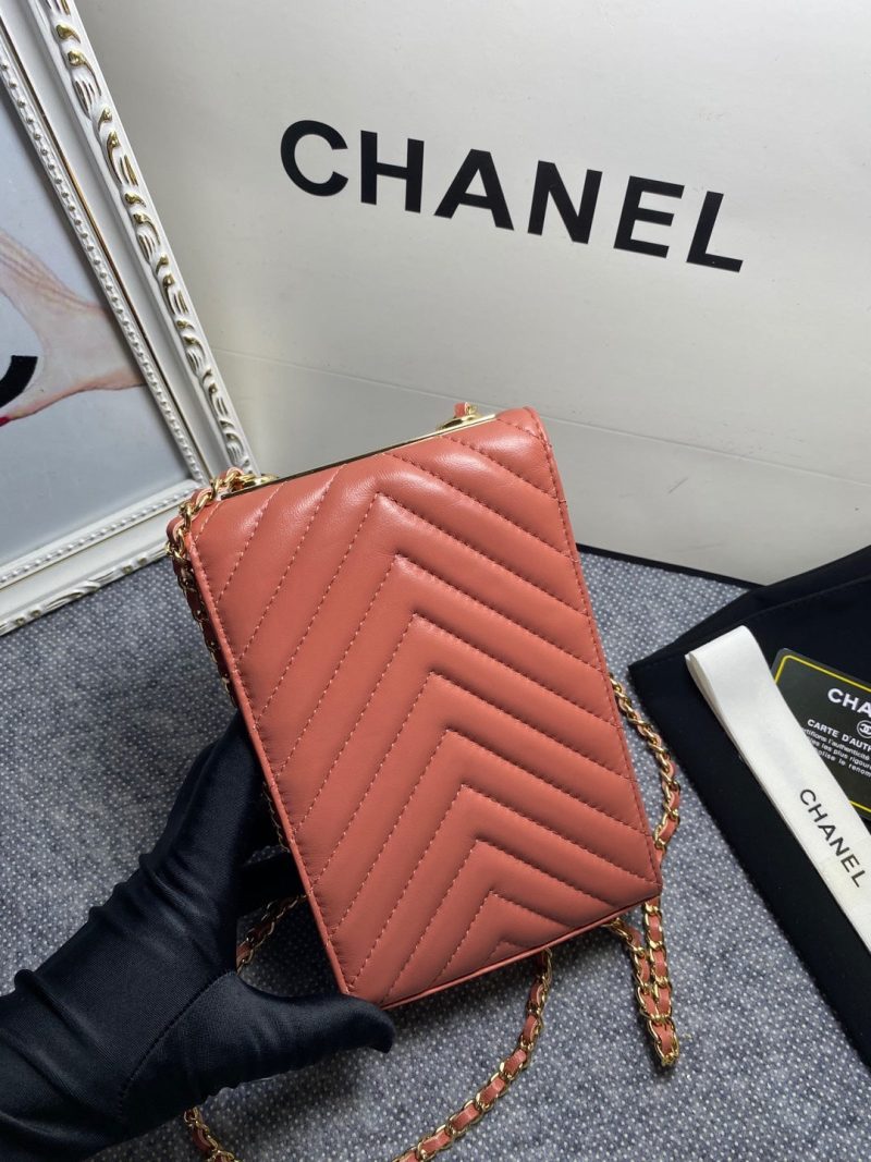 CHL Chevron Trendy CHL Phone Nude Bag For Women 18cm/7in - Image 6