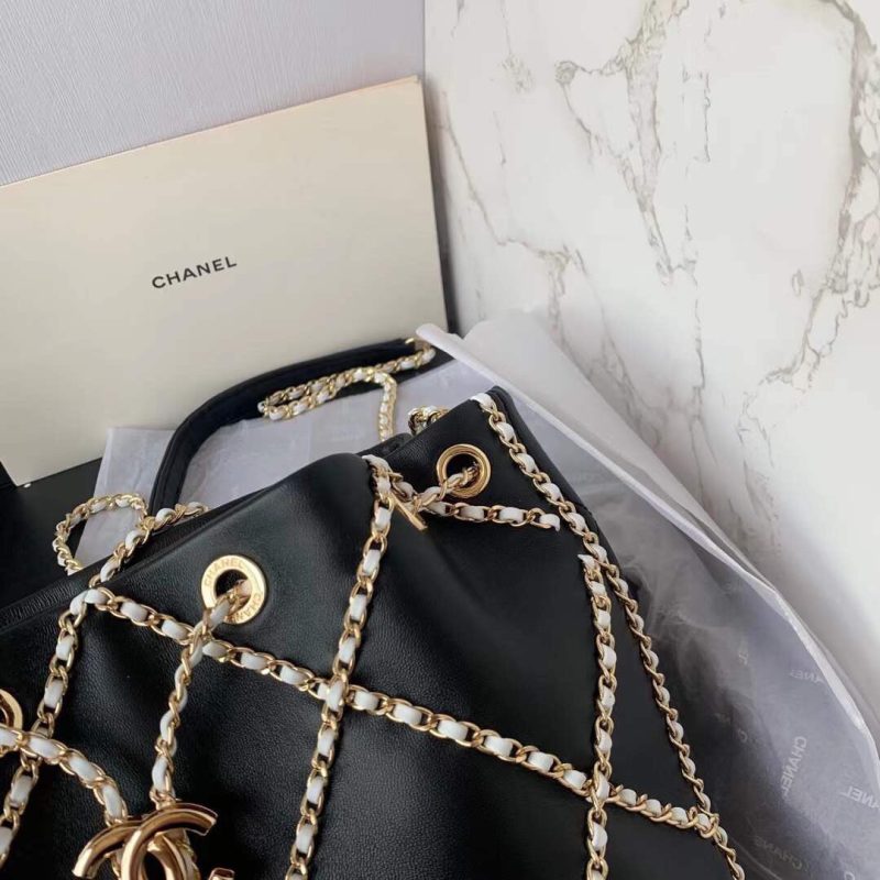 CHL 21 Handbag Black For Women, Women’s Bags 8.6in/22cm - Image 9