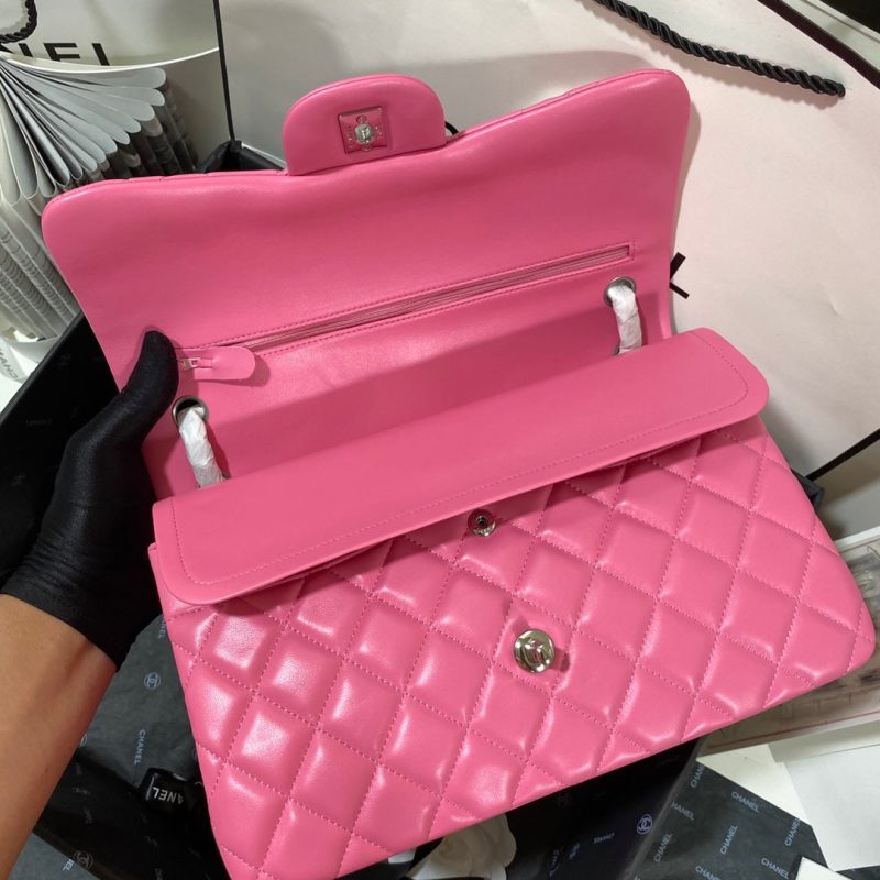 CHLLarge Classic Handbag Silver Hardware PiNike For Women, Women’s Handbags, Shoulder Bags 11.8in/30cm - Image 8