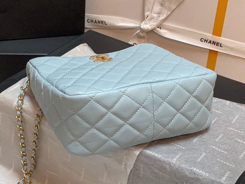 CHLHobo Handbag Light Blue Bag For Women 16cm/6in - Image 3