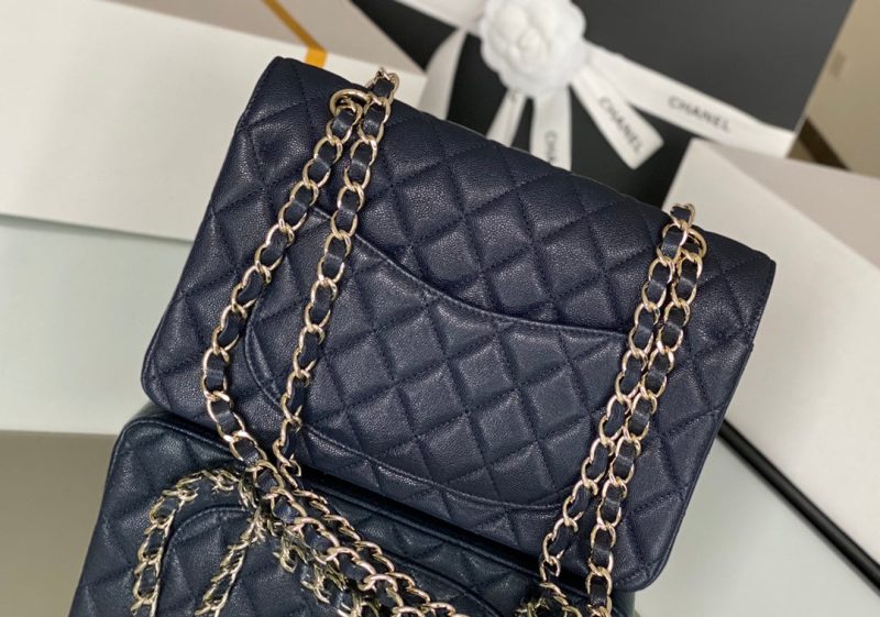 CHL Classic Handbag 26cm Dark Blue For Women A01112 - Image 6