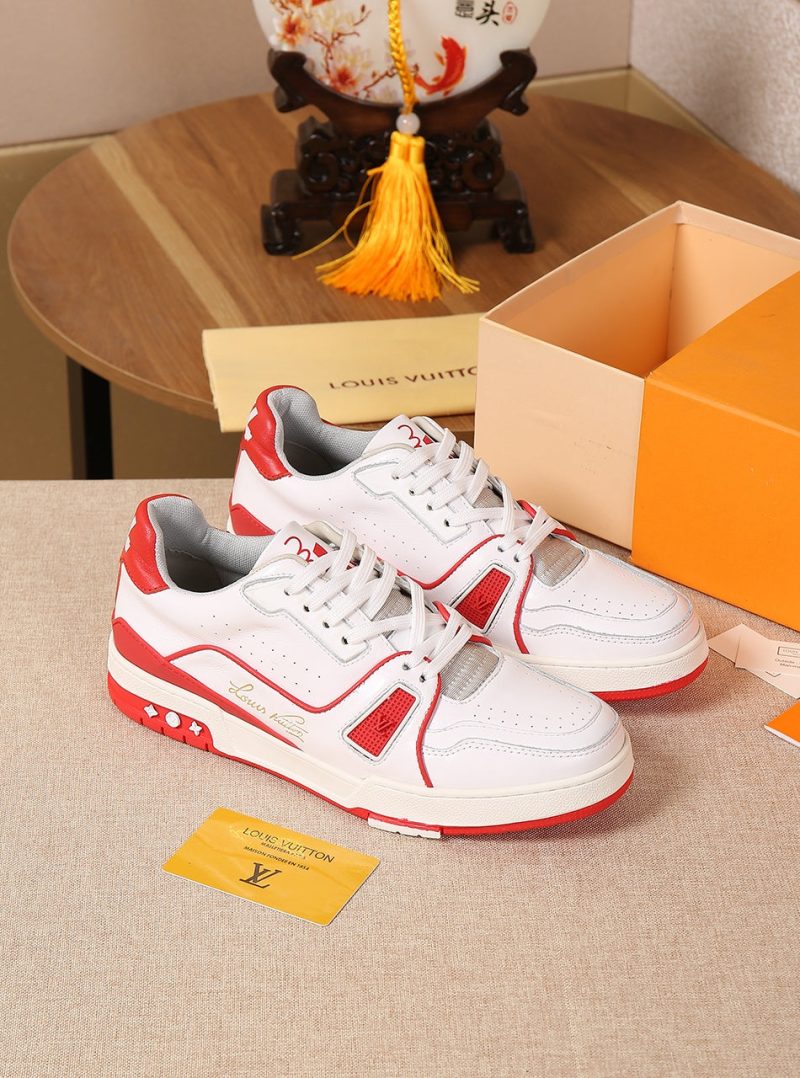 LUV SurfaCN In CNnogram Red White Sneaker - Image 3