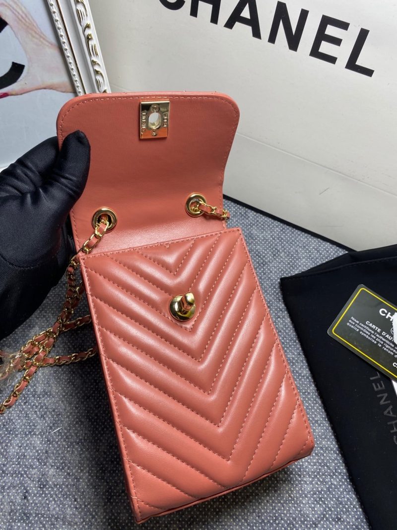 CHL Chevron Trendy CHL Phone Nude Bag For Women 18cm/7in - Image 8