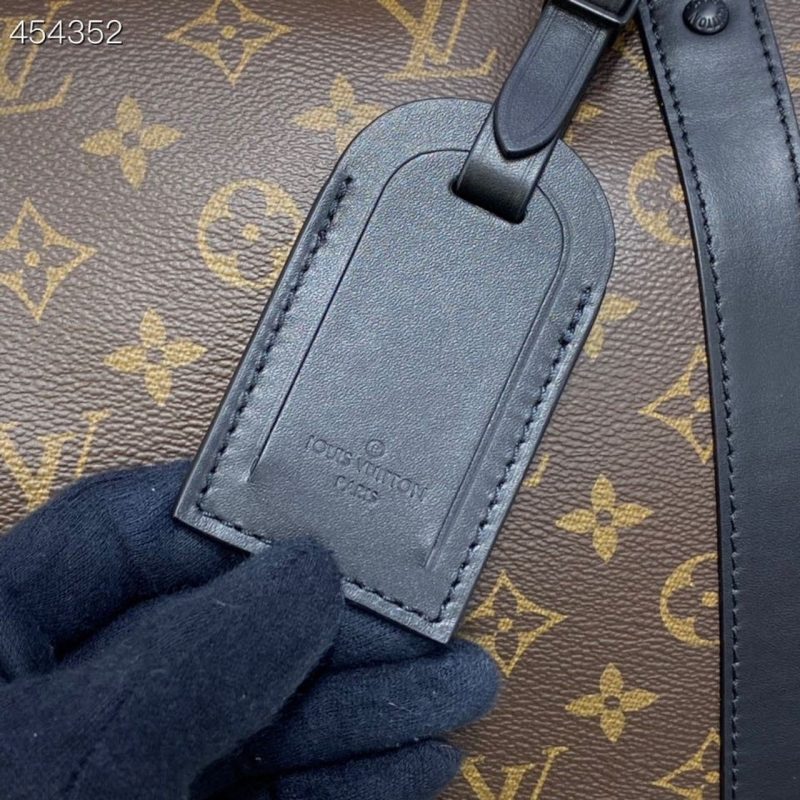 LV X Virgil Abloh Keepall Bandouliere 50 Monogram Canvas For Men, Bags 19.7in/50cm LV M45616 - Image 7