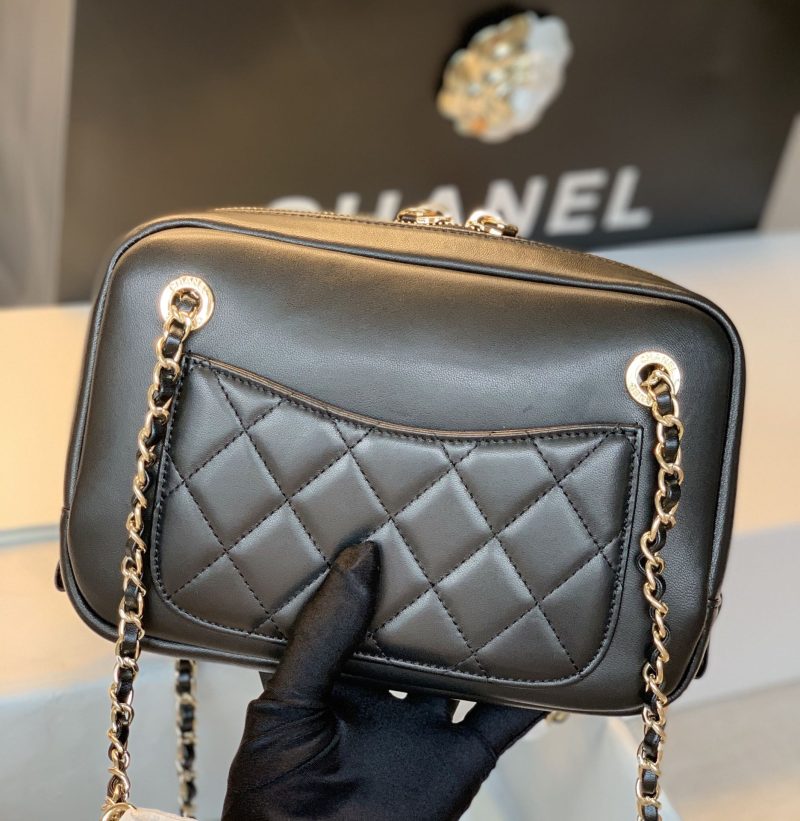 CHL Camera Cubic Diamonds Black Bag For Women 12.5cm/4.9in - Image 3