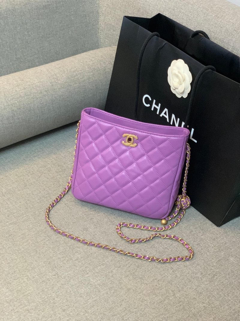 CHLHobo Handbag Purple Bag For Women 16cm/6in - Image 2