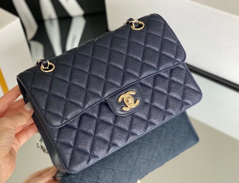 CHL Classic Handbag 26cm Dark Blue For Women A01112