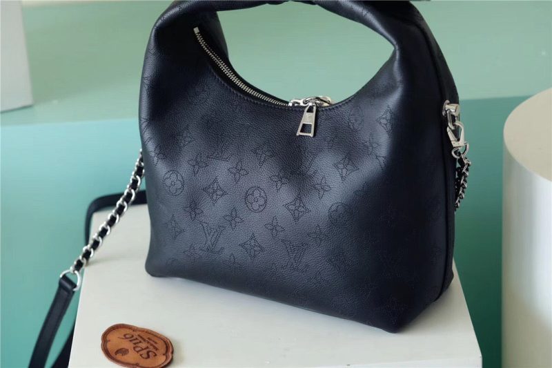 LV Why Knot MM Mahina Black For Women,  Shoulder And Crossbody Bags 13.4in/34cm LV M20788 - Image 7