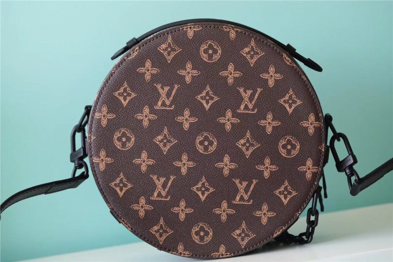 LV Wheel Box Monogram Canvas For Women, Women’s Handbags, Shoulder Bags And Crossbody Bags 9.1in/23cm LV M59706 - Image 6