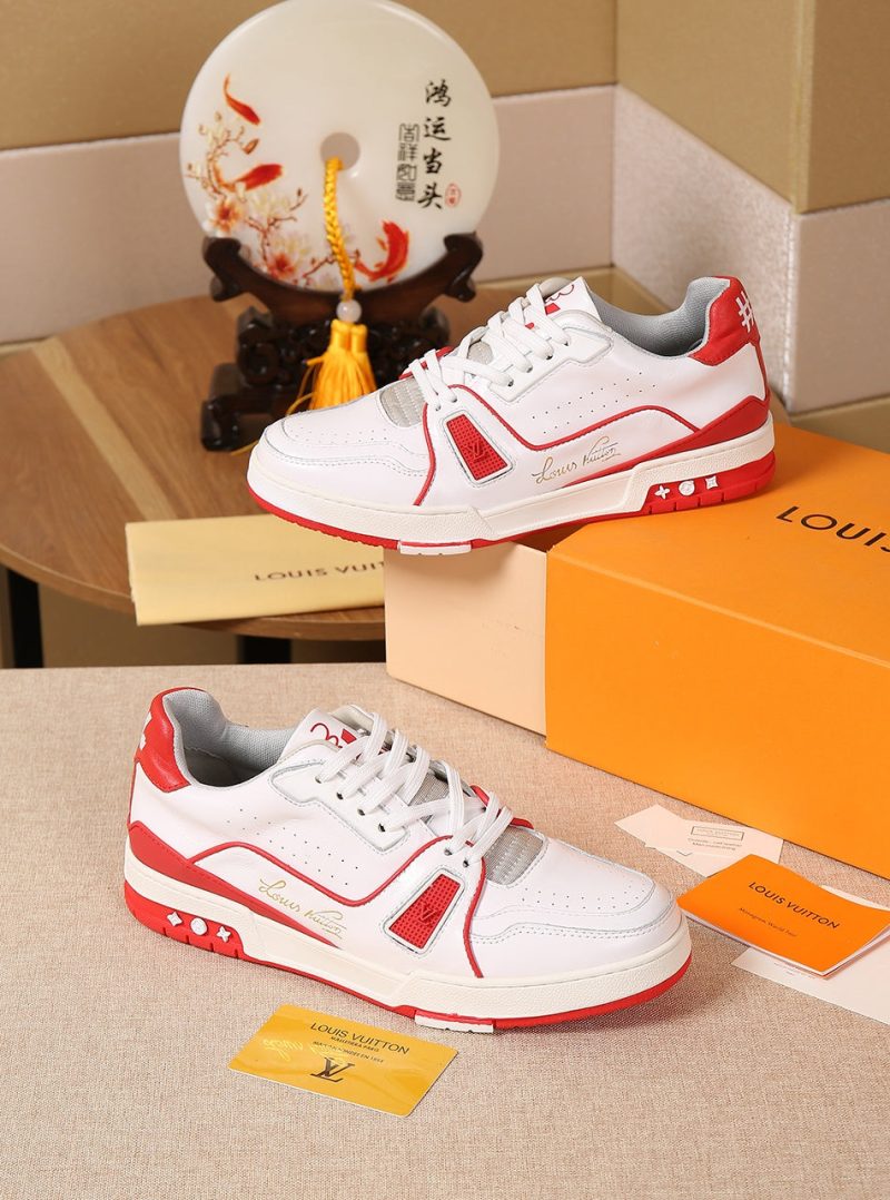 LUV SurfaCN In CNnogram Red White Sneaker - Image 6