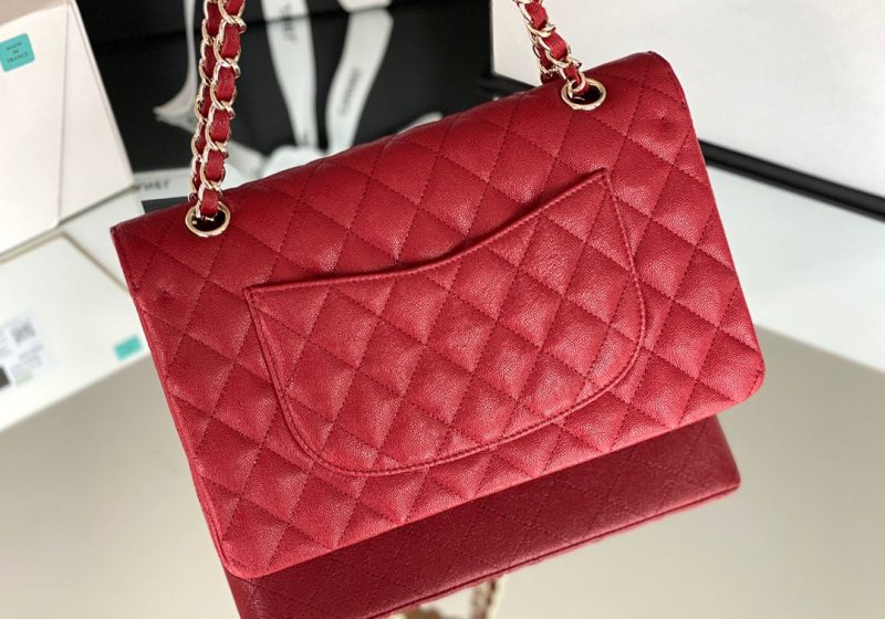 CHL Classic Handbag 26cm Red For Women A01112 - Image 6