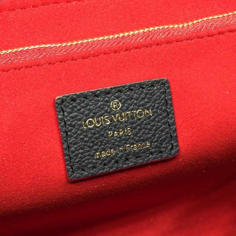LV Vavin PM Monogram Empreinte Navy Blue/Red For Women, Women’s Handbags, Shoulder And Crossbody Bags 9.8in/25cm LV M52271 - Image 7