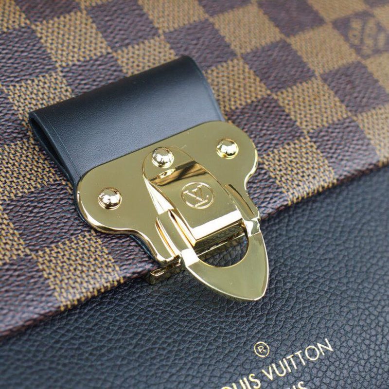 LV Vavin PM Damier Ebene Canvas Black For Women, Women’s Handbags, Shoulder Bags 9.8in/25cm LV N40108 - Image 5