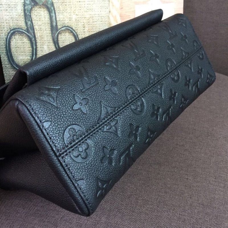 LV Vavin MM Monogram Empreinte Black For Women, Women’s Handbags, Shoulder And Crossbody Bags 9.8in/25cm LV M44150 - Image 7