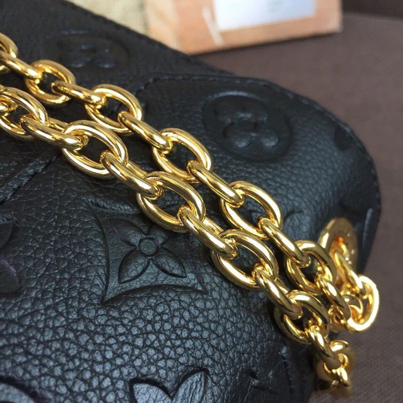 LV Vavin MM Monogram Empreinte Black For Women, Women’s Handbags, Shoulder And Crossbody Bags 9.8in/25cm LV M44150 - Image 8