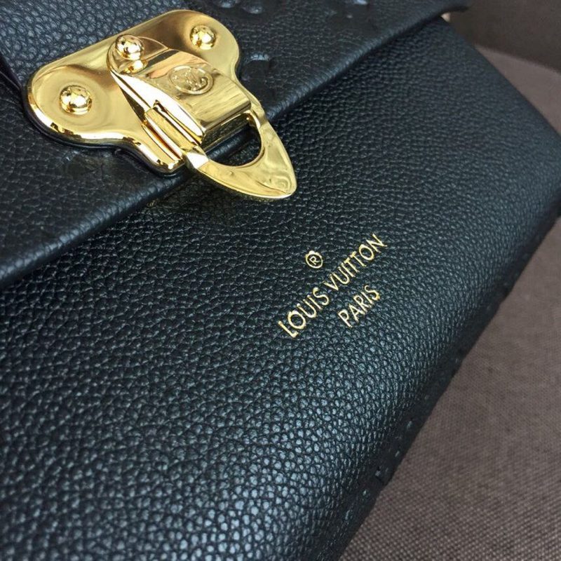 LV Vavin MM Monogram Empreinte Black For Women, Women’s Handbags, Shoulder And Crossbody Bags 9.8in/25cm LV M44150 - Image 9