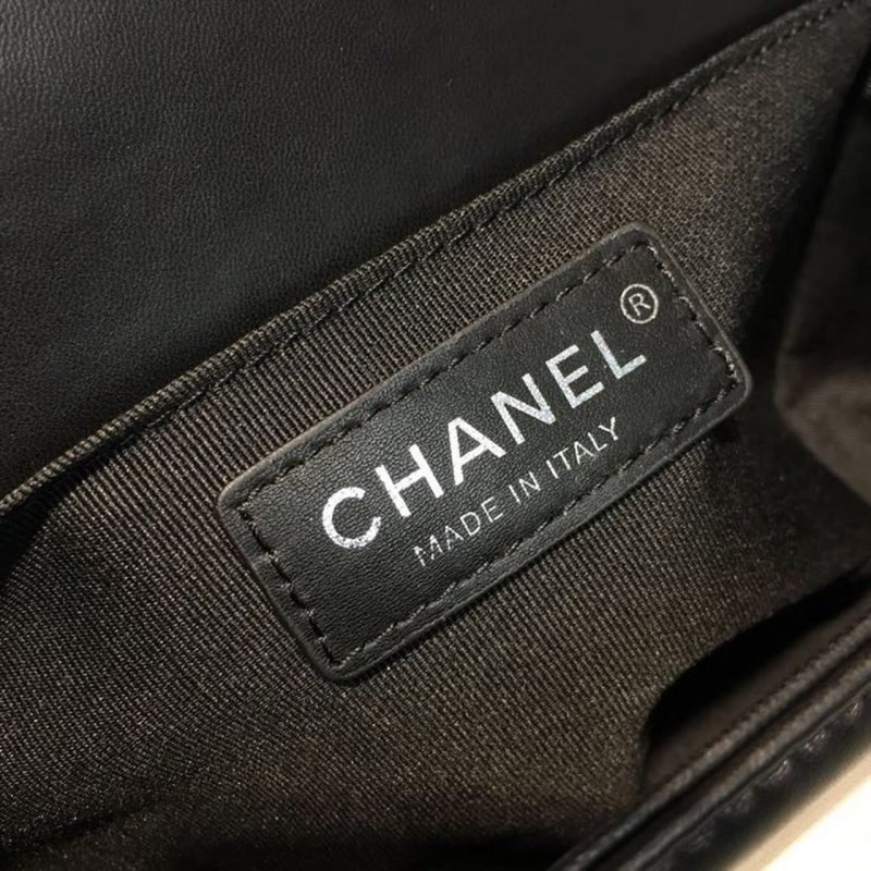 CHL Boy Handbag Silver Hardware Black For Women, Women’s Bags, Shoulder And Crossbody Bags 9.8in/25cm A67086 - Image 8