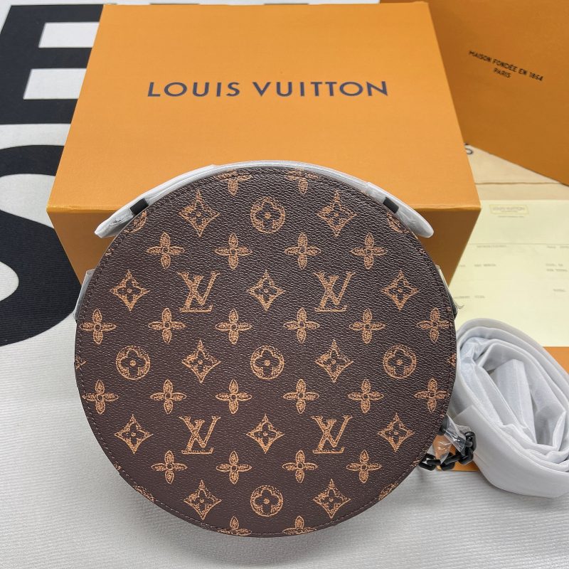 LV Wheel Box Monogram Canvas For Women, Women’s Handbags, Shoulder Bags And Crossbody Bags 9.1in/23cm LV M59706 - Image 10