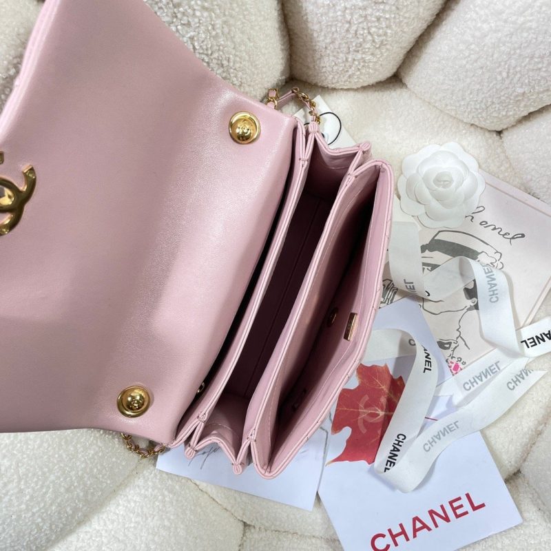 CHLLarge Flap Bag Gold Hardware PiNike For Women, Women’s Handbags, Shoulder Bags 9.1in/23cm AS3367 - Image 8