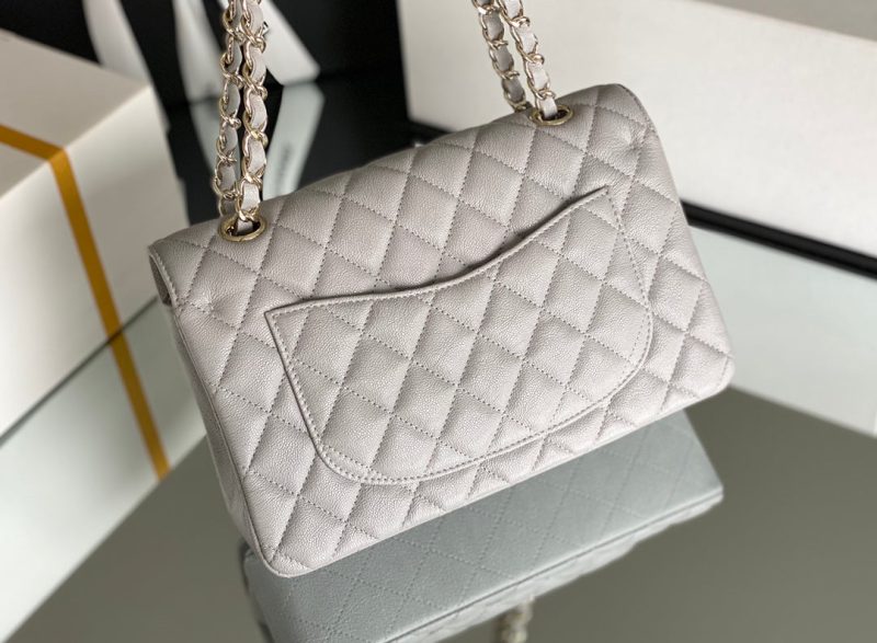 CHL Classic Handbag 26cm Grey For Women A01112 - Image 6