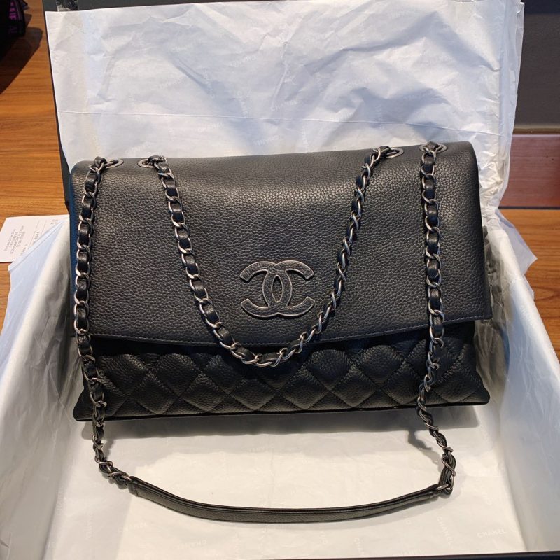 CHLFlap Bag With Top Handle Black Bag For Women 32cm/12.5in