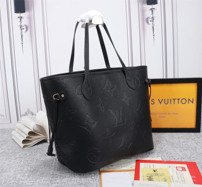 LVNeverfull Monogram Empreinte 32cm/ Black - Image 8