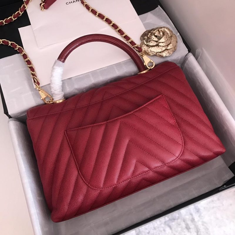 CHLHandbag With Top Handle Red For Women 11in/28cm - Image 8