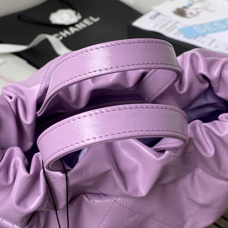 CHL Backpack Purple Shiny Large Bag For Women 51cm/20in - Image 5