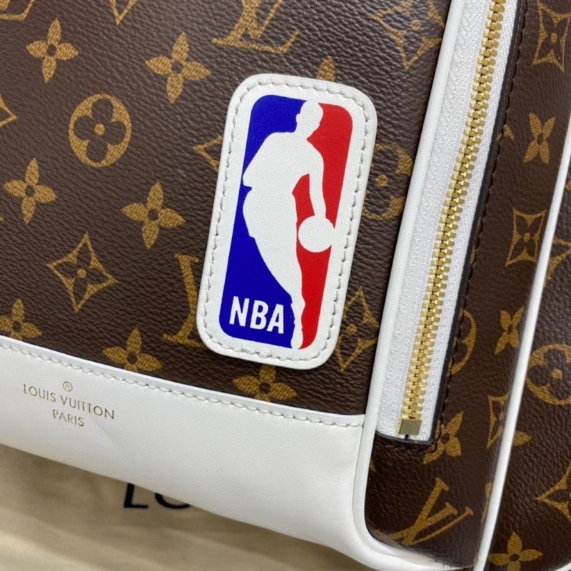 LV x NBA New Backpack Monogram Canvas By Virgil Abloh For Men, Bags 15.7in/40cm LV M45581 - Image 9