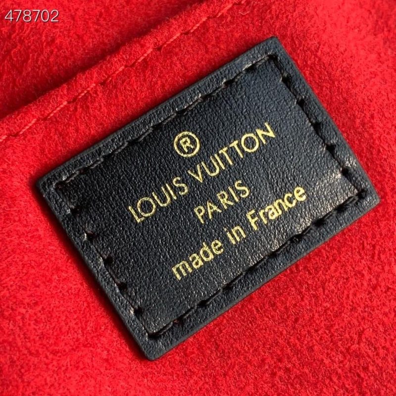 LV x Urs Fischer Petite Sac Plat Bag 18cm Monogram Canvas Spring/Summer 2021 Collection M69442, Brown - Image 4