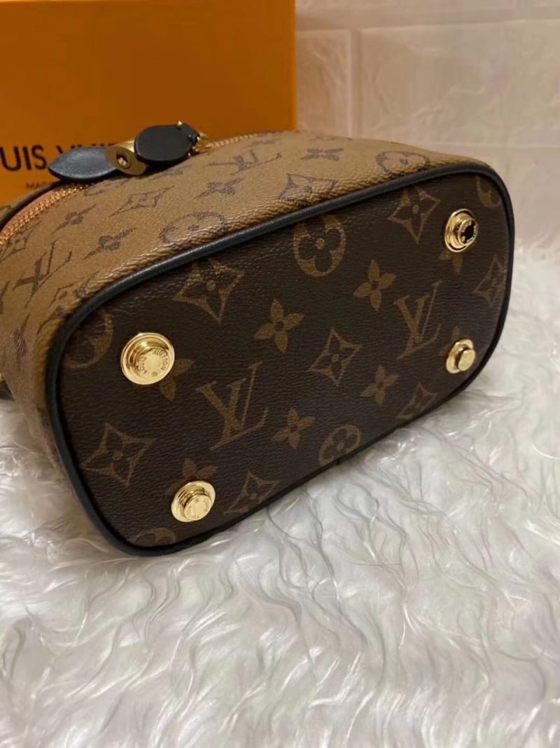 LV Vanity PM Monogram And Monogram Reverse Canvas By Nicolas Ghesquiere For Women,  Shoulder And Crossbody Bags 7.5in/19cm LV M42264 - Image 3