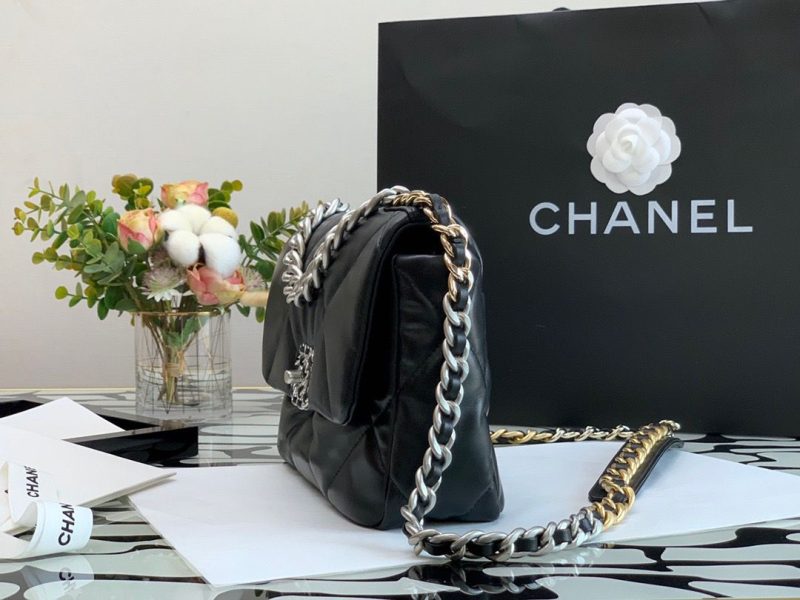 CHL Classic Flap Bag Black For Women 10.2in/26cm - Image 4