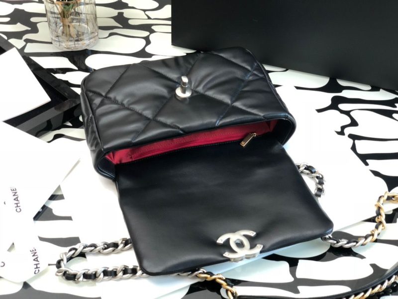 CHL Classic Flap Bag Black For Women 10.2in/26cm - Image 7