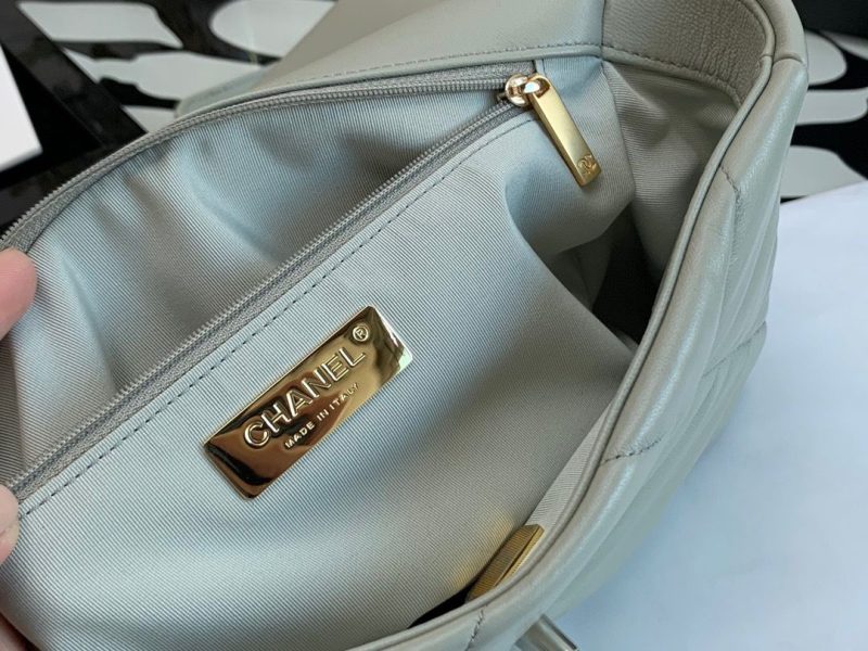 CHL Classic Flap Bag Grey For Women 10.2in/26cm - Image 4